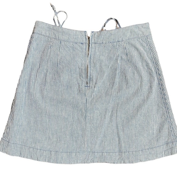 Free People Seersucker Stripe Skirt - Picture 5 of 9